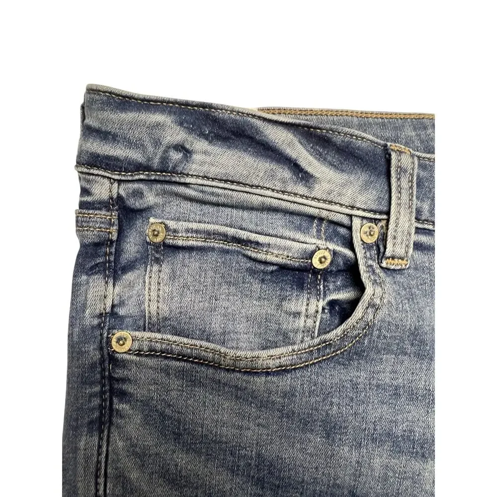 NWT American Eagle Super High Rise Flare Size 18 34 W Next Level Stretch Denim - Picture 14 of 16